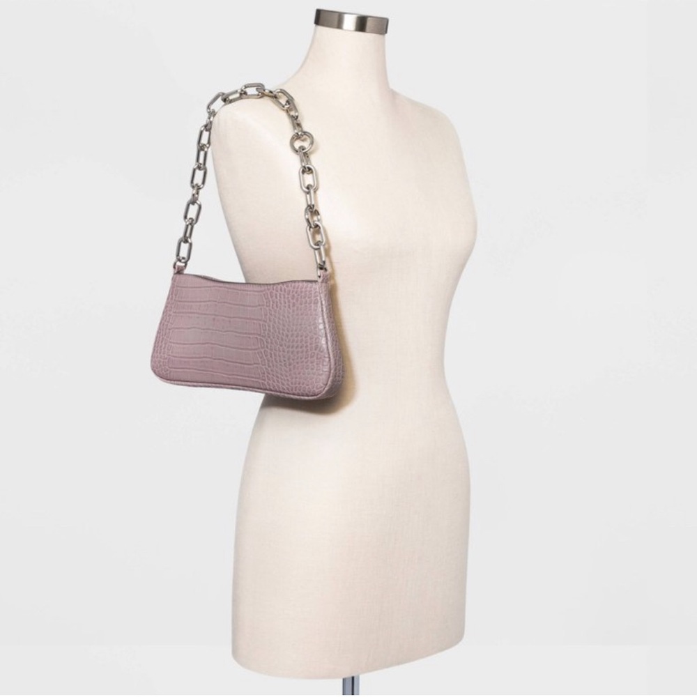 🆕 Alligator Print Shoulder Bag. NWT